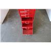 Image 2 : ** Red 6-Drawer Parts Cabinet - 11" x 16" x 26"