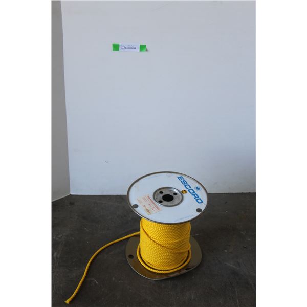 ** Partial Spool of 5/16" Poly Rope