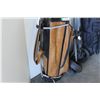 Image 4 : ** (2) Golf Bags w/ Assorted Clubs w/Wheeler