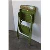 Image 2 : ** Vintage Folding Step Stool & Chair - Some Wear