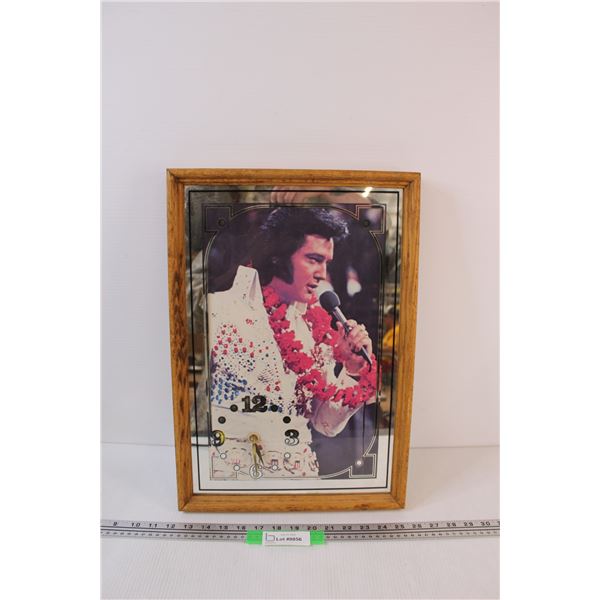 Elvis Wall Clock - 19.5" x 13" - Battery Powered