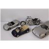 Image 2 : (11) Model Toy Cars: Harley Davidson, Porsche, BMW, Dodge Viper, Misc.