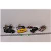 Image 1 : (7) Model/Toy Cars: Harley Davidson, Chevy Bel-air, Plymouth, Misc.