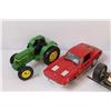 Image 4 : Lot: John Deere Tractor Toy, Remote Control Bush Wacker (no remote), Misc.