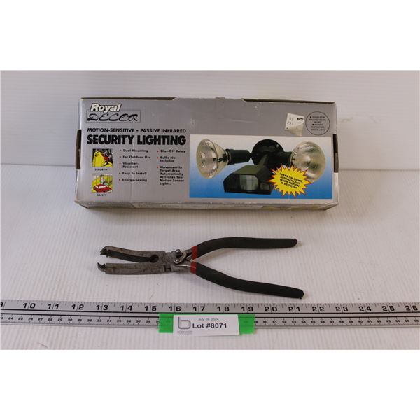 Benchmark Jewelry Repair Pilers & Motion Security Lighting