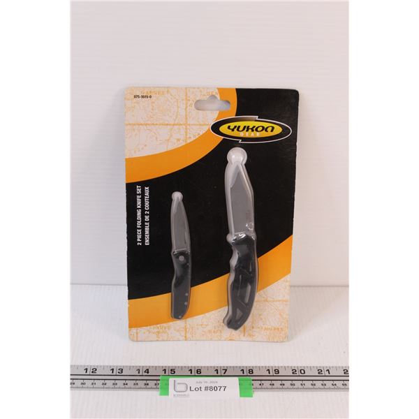 Yukon Two Piece Folding Knife Set - NIB