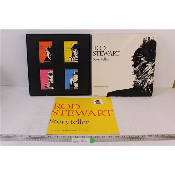 Rod Stewart Storyteller Cassette Tape Collection in Box