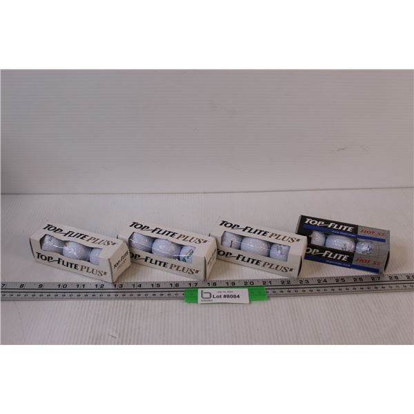 (4) Packages of Golf Balls (Total 12) - NIB