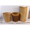 Image 1 : * (3) Wicker Baskets - Various Sizes
