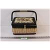 Image 1 : Wicker Sewing Basket