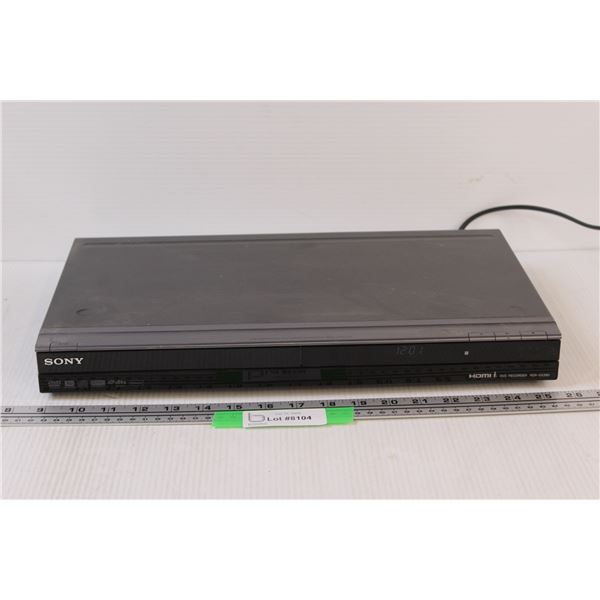 Sony DVD Player - Powers On