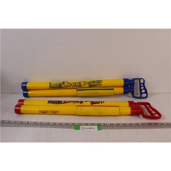 (2) Aqua Zooka Water Guns - untested