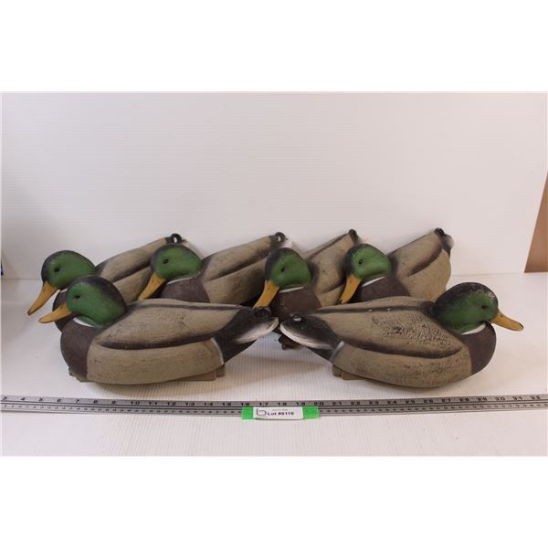 (6) Mallard Drake Hunting Decoys