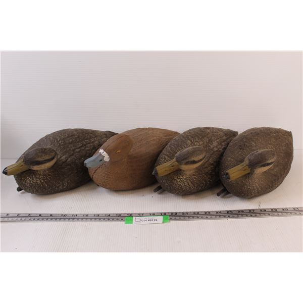 (4) Wood Duck Hunting Decoys