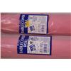 Image 2 : (2) Rolls of Pink Plastic Tablecloths (100ft Each) - NIB