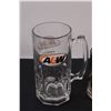 Image 3 : (2) A & W Glass Mugs, Harley Davidson Glass Beer Mug