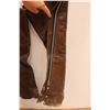 Image 2 : Women's Leather Motorcycle Chaps - Size Medium