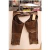 Image 5 : Women's Leather Motorcycle Chaps - Size Medium