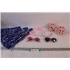 Image 1 : Girls Lot: (2) New Sunglasses, (2) Headbands, Cheer, Fuzzy Dice
