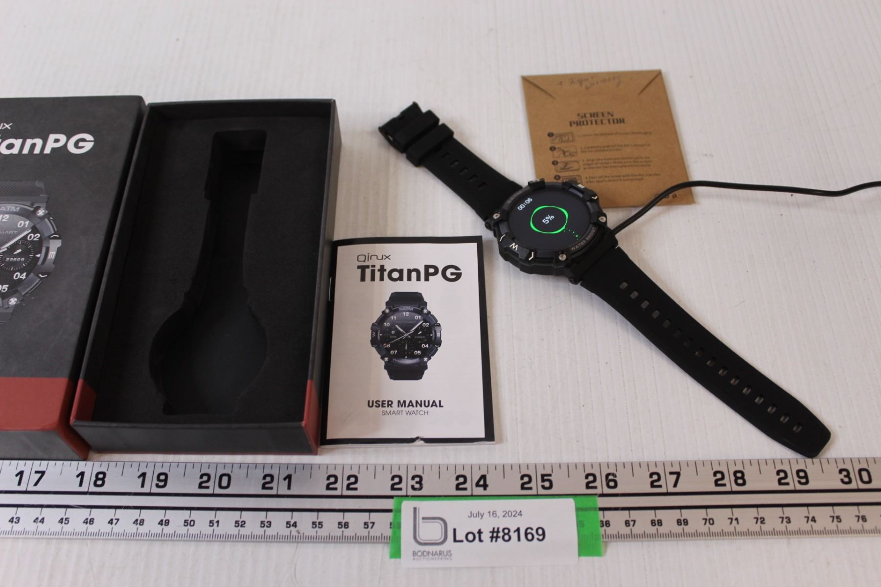 Titan pg tactical smartwatch rugged military design waterproof hea