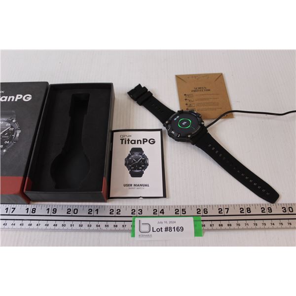 Qinux Titan PG Tactical Smart Watch - NIB, Works