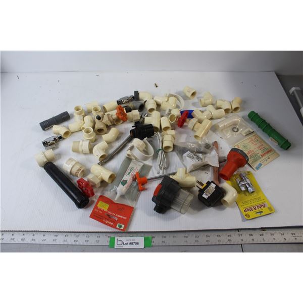 Assorted PVC and Other Plumbing Connectors
