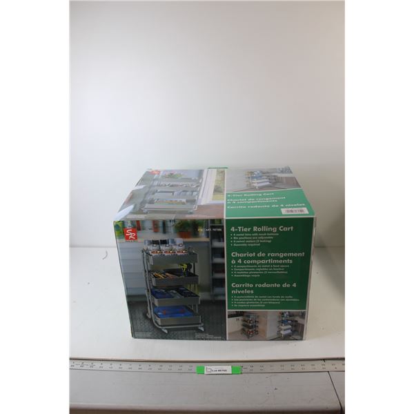 4-Tier Rolling Cart - New in Box
