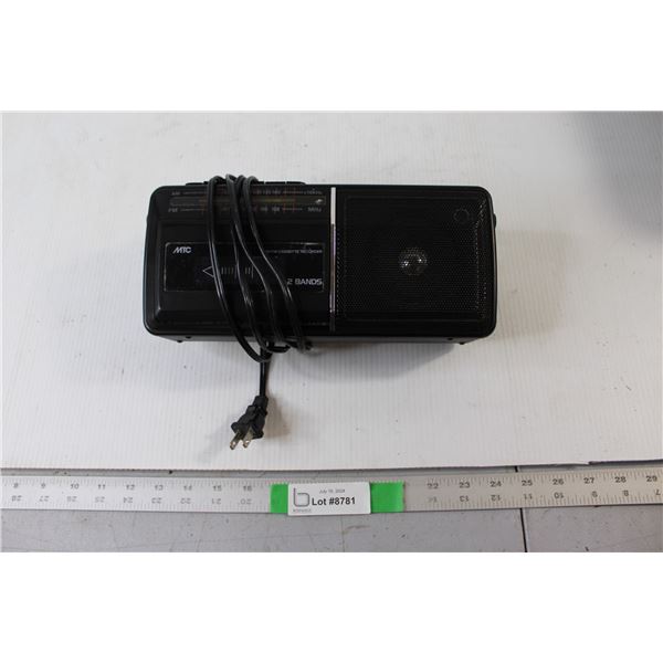 Portable Cassette Radio - Tested