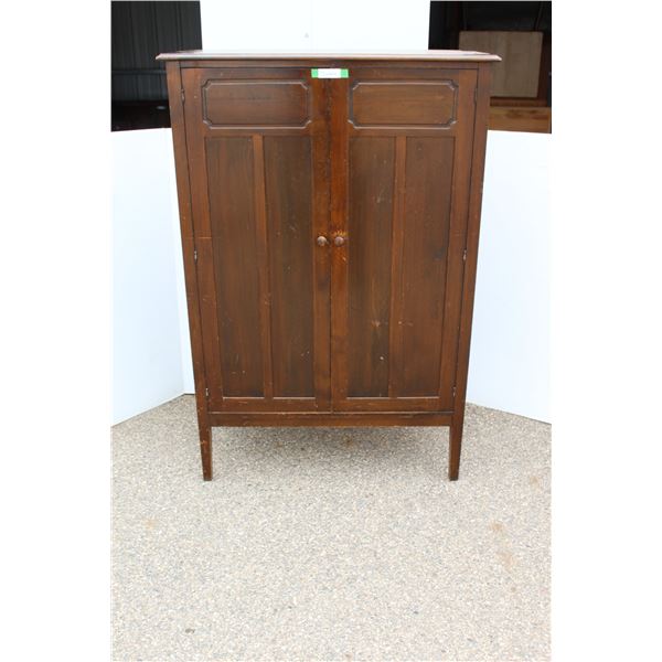 ** Antique Eaton's Company Gentleman's Wardrobe (Some Wear) - 40" x 19" x 5Ft Tall