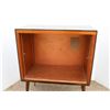 Image 3 : ** MCM Converted Tv Cabinet - 29" x 17" x 3ft & Brass Legged Foot Stool