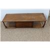 Image 5 : ** MCM Coffee Table w/Door & Storage (Missing Base/Legs) - 5ft x 22"x 13"