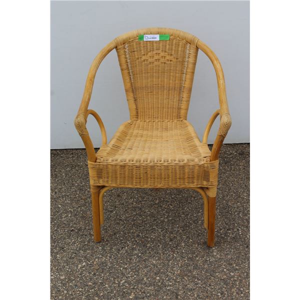 ** Wicker Cane Chair