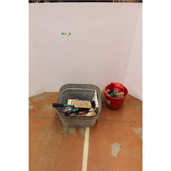 *Galvanized Steel Tub, Garden Tool, Bucket and Misc.
