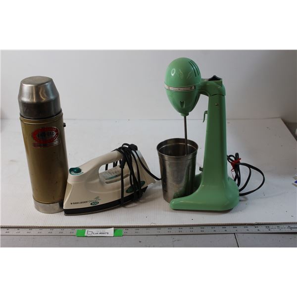 Thermos, Iron and Milkshake Maker - Untested