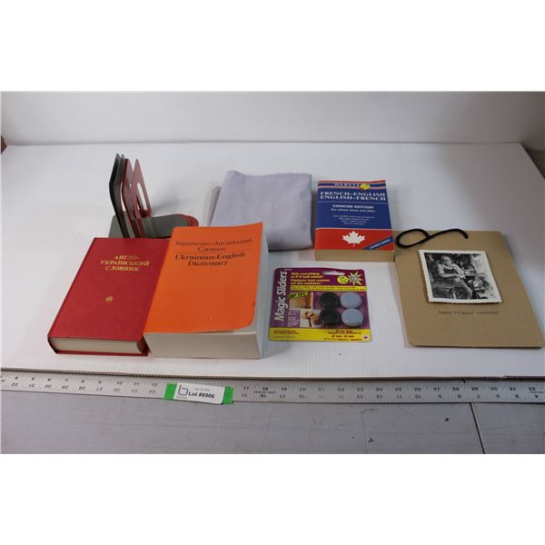 Books, Pillow Case and Misc.