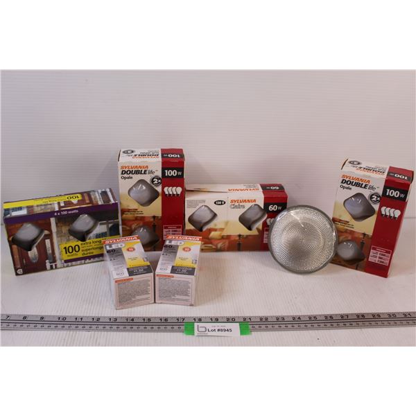 (6) Packages of Light Bulbs (Some New & Some Opened)