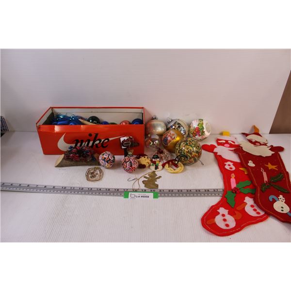 Lot of Christmas Ornaments - Various