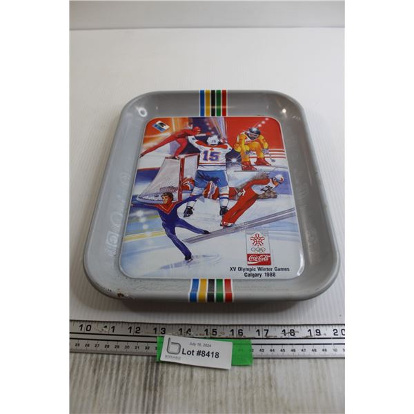 Coca-Cola Olympics XV Winter Games Tray