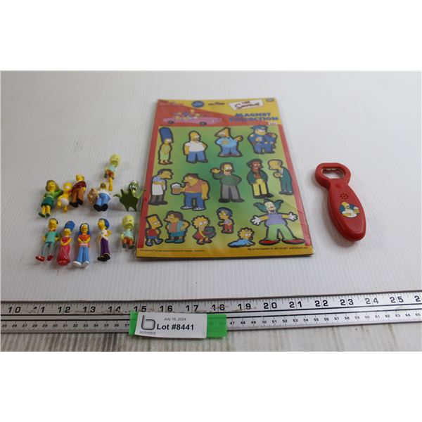 The Simpsons Magnets, Figurines, and Beer Opener