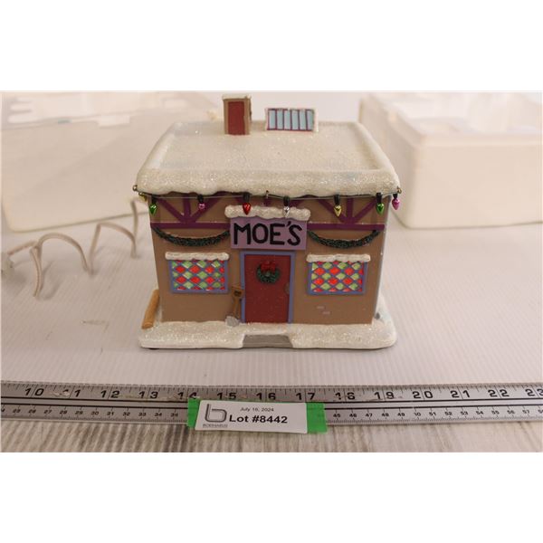 Moe's Tavern Christmas Decoration - Lights Up