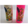 Image 3 : (2) 1990s The Simpsons Water Bottles