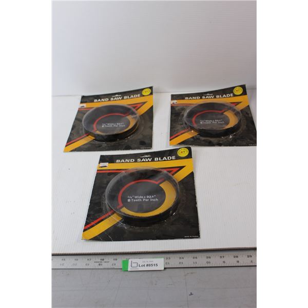 (3) Packs of Band Saw Blades - Sealed
