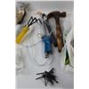 Image 3 : Little Buddy Heater, Hammer, Rubber Sander, Wire Brush, Bag of Screws, Misc.