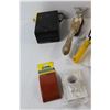 Image 4 : Little Buddy Heater, Hammer, Rubber Sander, Wire Brush, Bag of Screws, Misc.