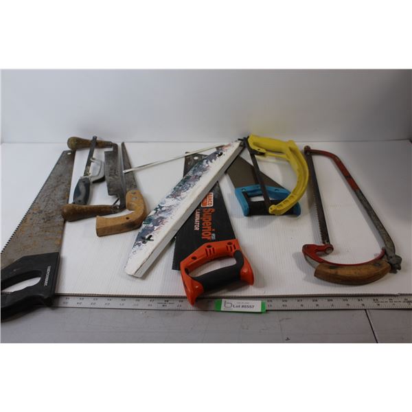 Assorted Hand Saws