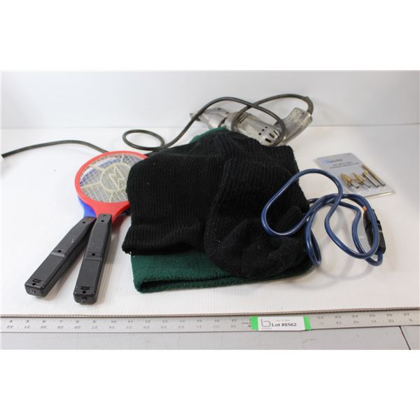 (2) Bug Zappers, (3) Ski Masks, Misc.