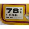 Image 3 : (1) 1976 Manitoba License Plate-last tagged 1978