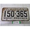 Image 1 : (1) 1959 Saskatchewan License Plate