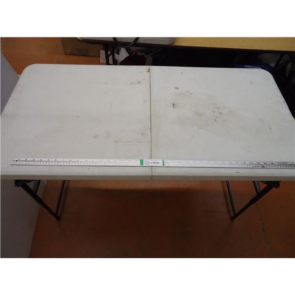 *Plastic Folding Table with Adjustable Heights-4 ft x 2ft.