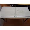 Image 1 : *Plastic Folding Table with Adjustable Heights-4 ft x 2ft.